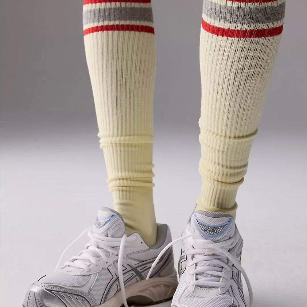 FP Movement Knee High Logo Striped Socks